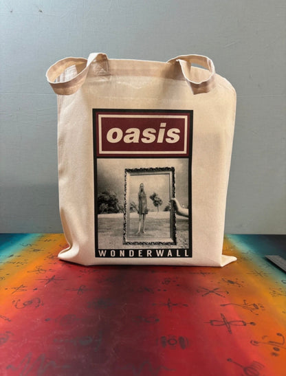 OASIS - WONDERWALL - Symbios Design Tote Bag