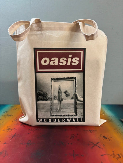 OASIS - WONDERWALL - Symbios Design Tote Bag