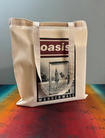 OASIS - WONDERWALL - Symbios Design Tote Bag