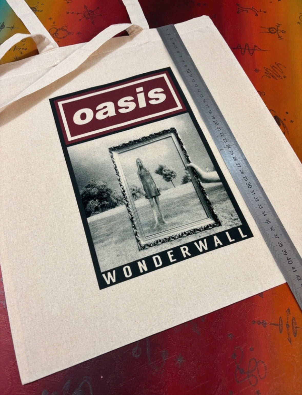 OASIS - WONDERWALL - Symbios Design Tote Bag