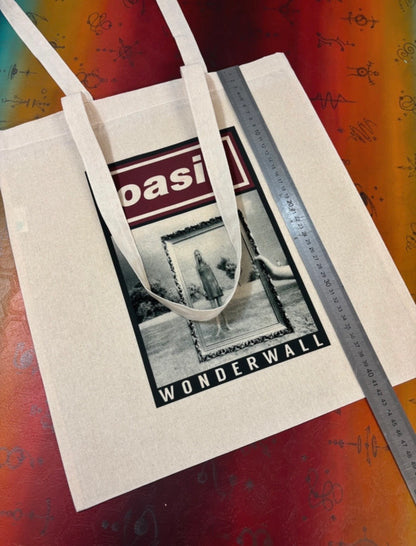 OASIS - WONDERWALL - Symbios Design Tote Bag