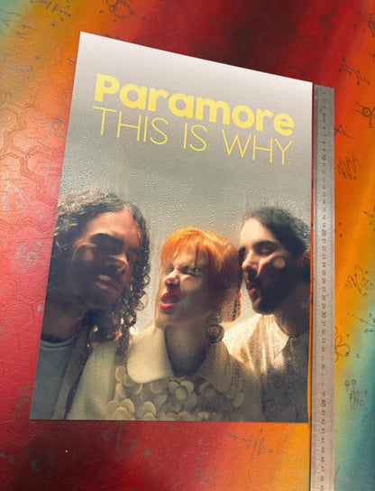PARAMORE - THIS IS WHY  - Symbios Design Rare Glossy Poster Print