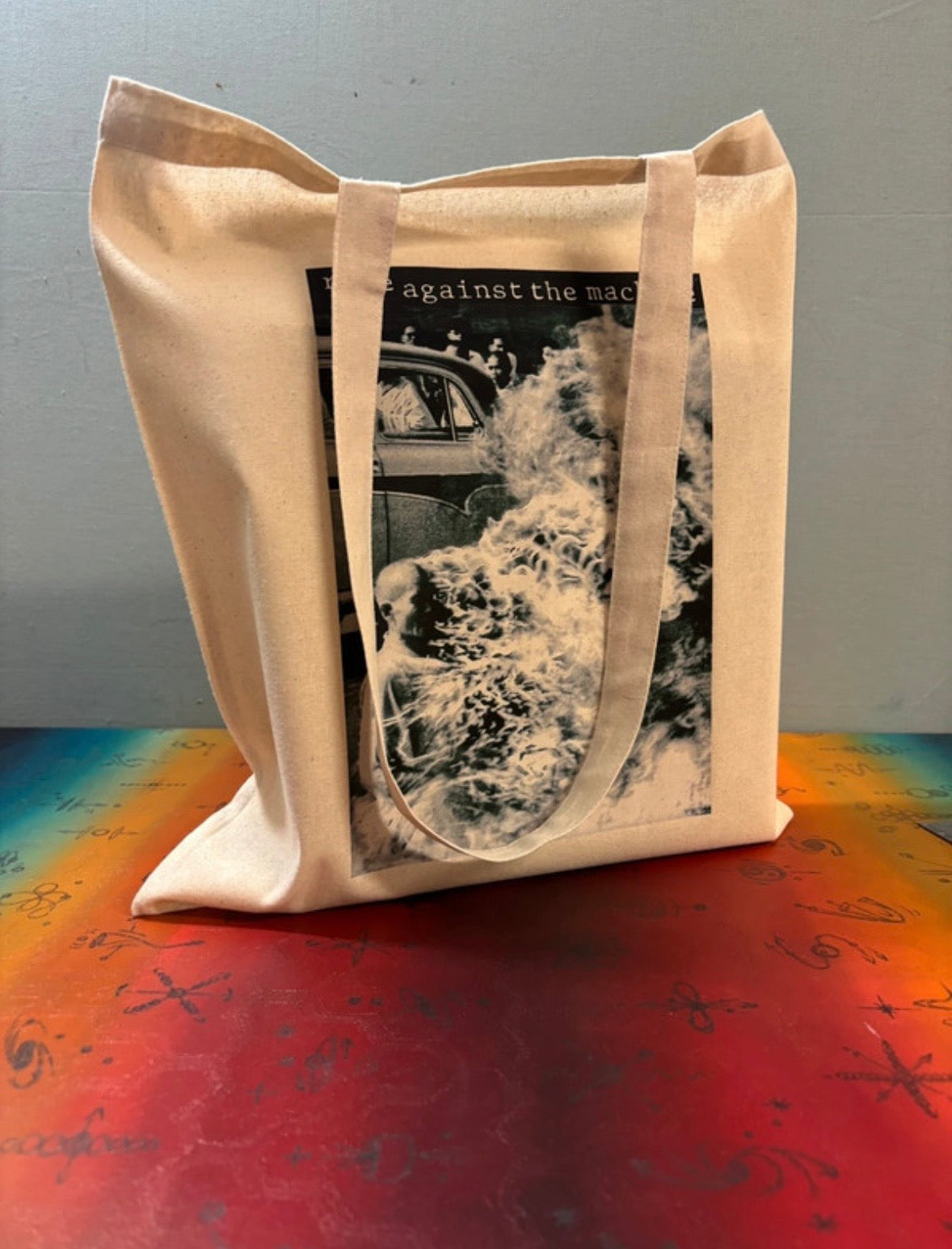 RAGE AGAINST THE MACHINE  - Symbios Design Tote Bag