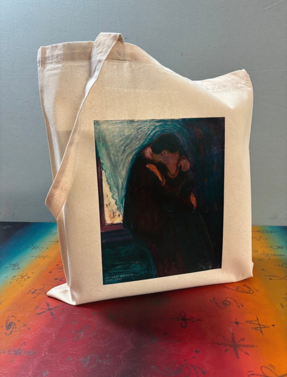EDVARD MUNCH - KISS - Symbios Design Tote Bag