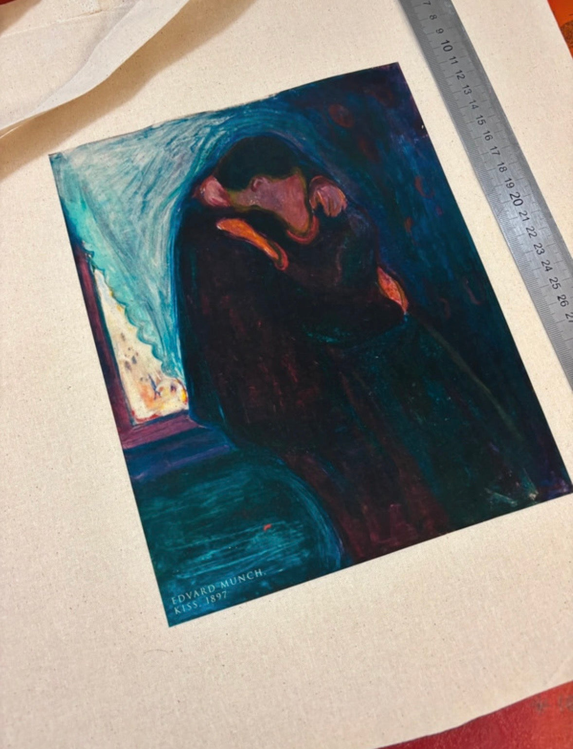 EDVARD MUNCH - KISS - Symbios Design Tote Bag