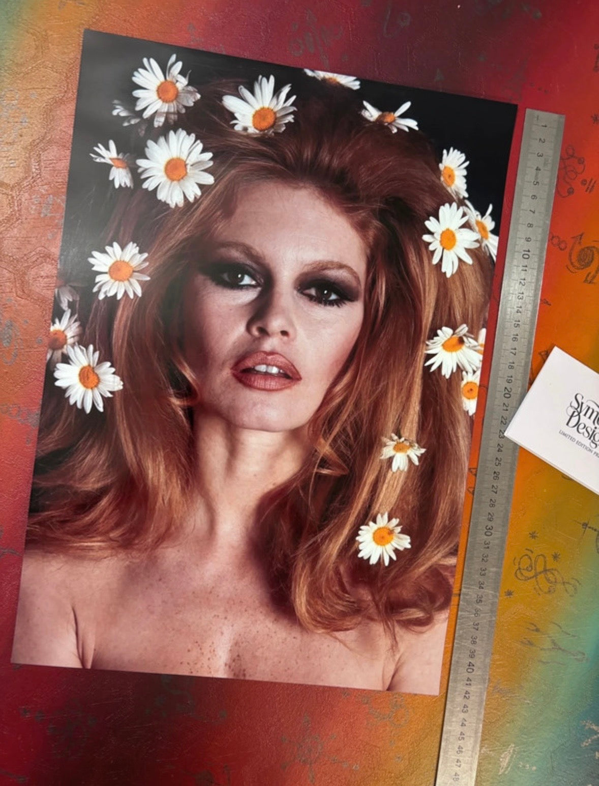 BRIGITTE BARDOT  - Symbios Design Rare Glossy Poster Print