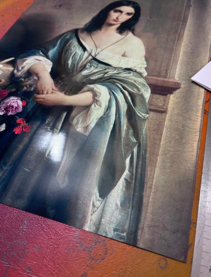 FRANCESCO HAYEZ  - MELANCHOLIE - Symbios Design Rare Glossy Poster Print