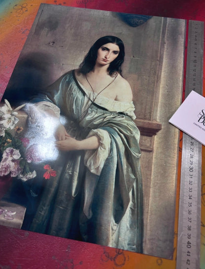 FRANCESCO HAYEZ  - MELANCHOLIE - Symbios Design Rare Glossy Poster Print