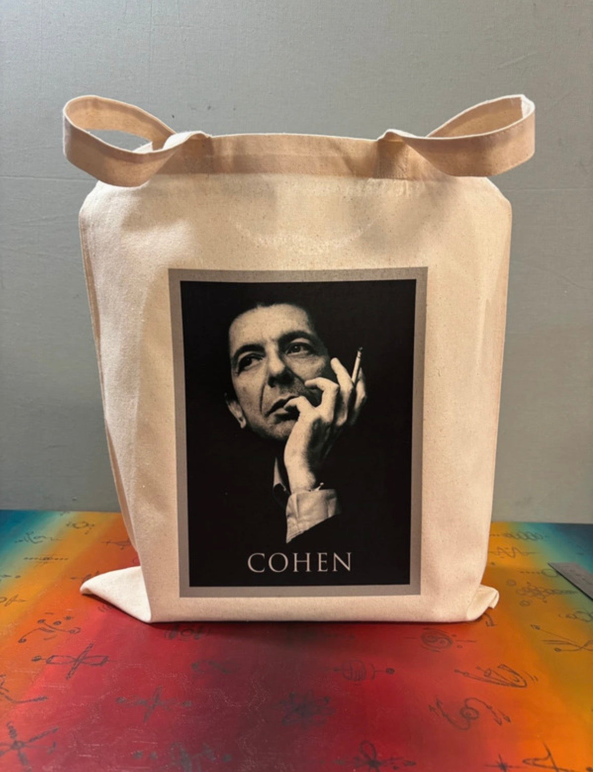 LEONARD COHEN - Symbios Design Tote Bag