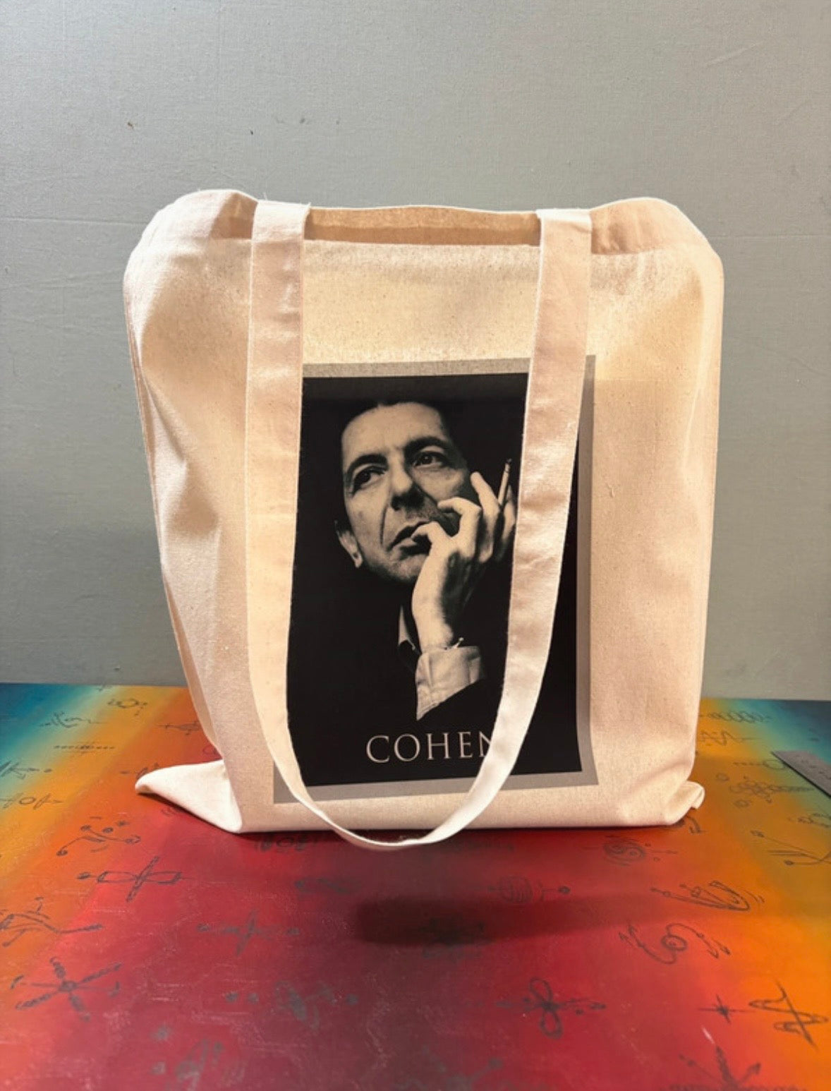 LEONARD COHEN - Symbios Design Tote Bag