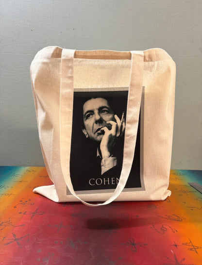 LEONARD COHEN - Symbios Design Tote Bag