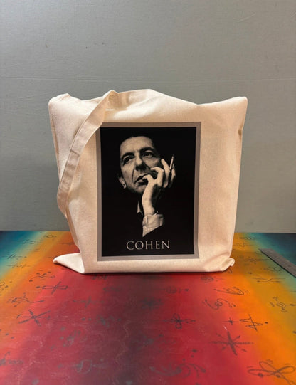 LEONARD COHEN - Symbios Design Tote Bag