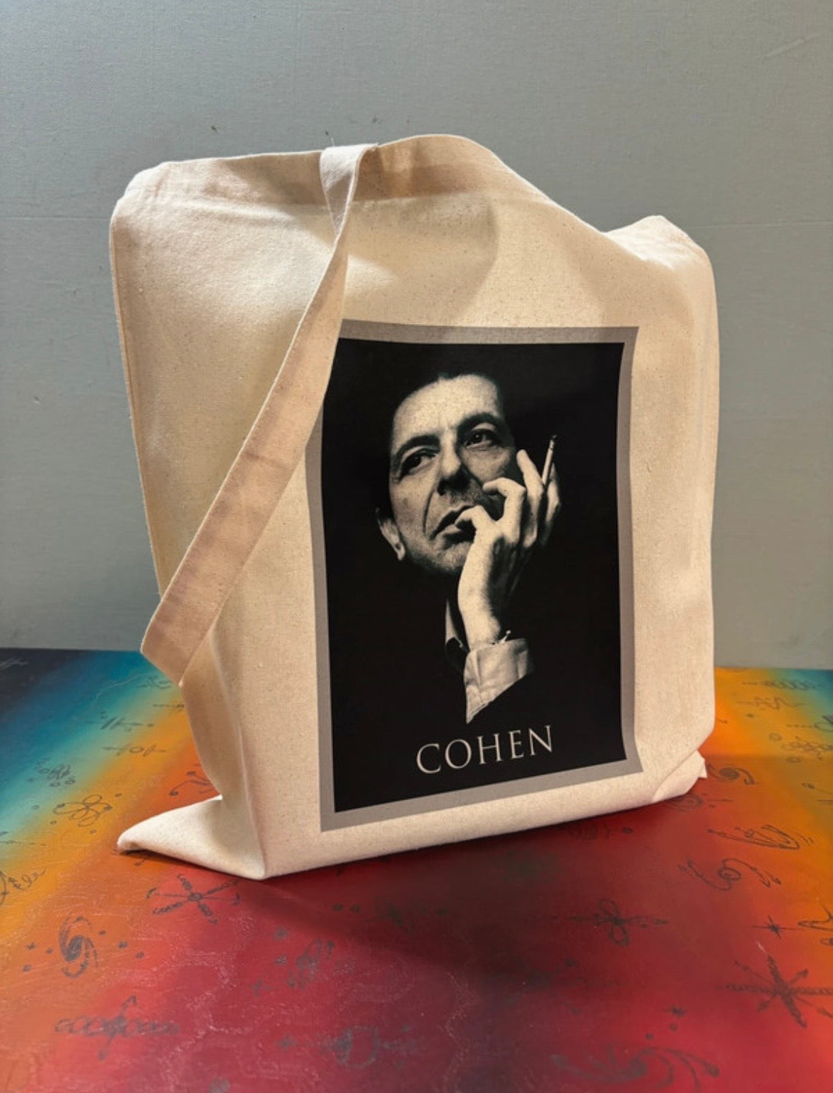 LEONARD COHEN - Symbios Design Tote Bag
