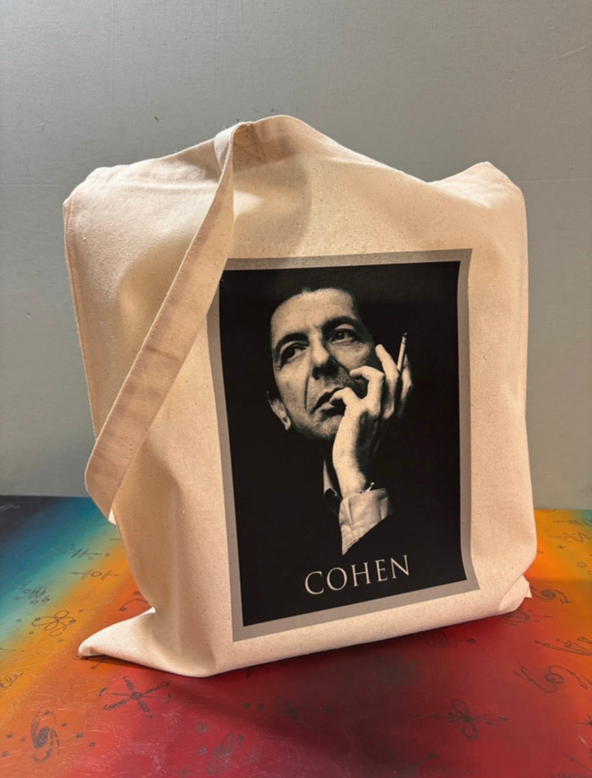 LEONARD COHEN - Symbios Design Tote Bag