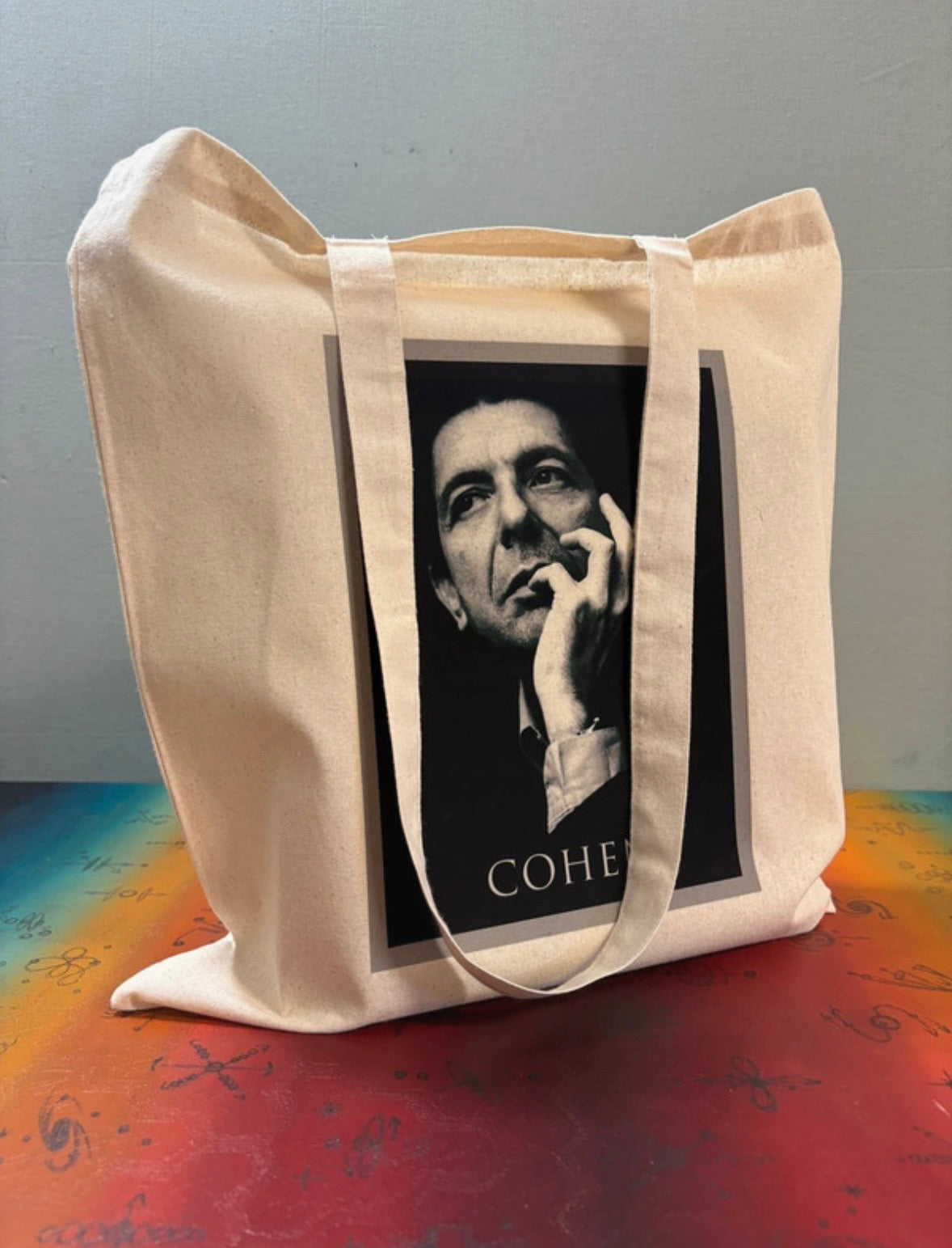 LEONARD COHEN - Symbios Design Tote Bag