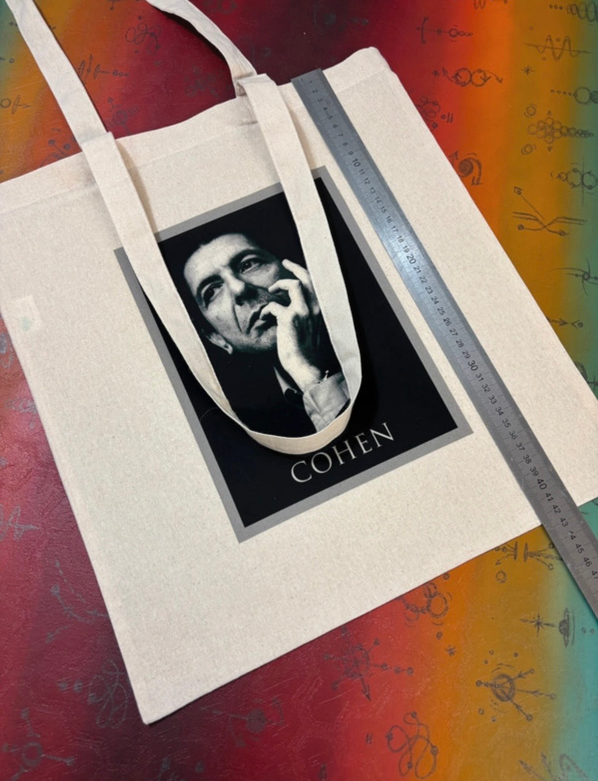 LEONARD COHEN - Symbios Design Tote Bag