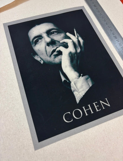 LEONARD COHEN - Symbios Design Tote Bag