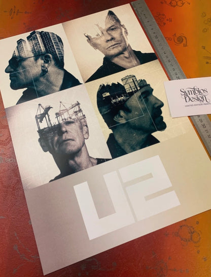 U2 - Symbios Design Rare Glossy Poster Print