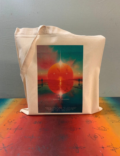 IMAGINE DRAGONS - LOOM - Symbios Design Tote Bag