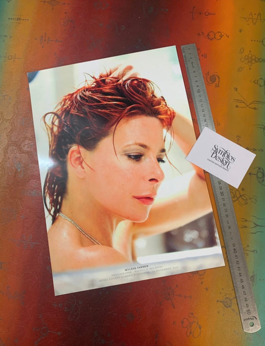 MYLENE FARMER - Symbios Design Rare Glossy Poster Print