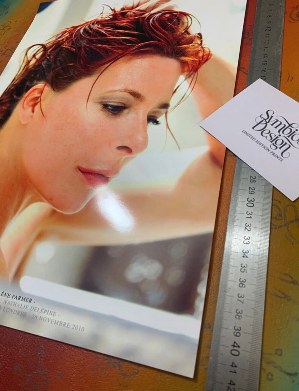MYLENE FARMER - Symbios Design Rare Glossy Poster Print