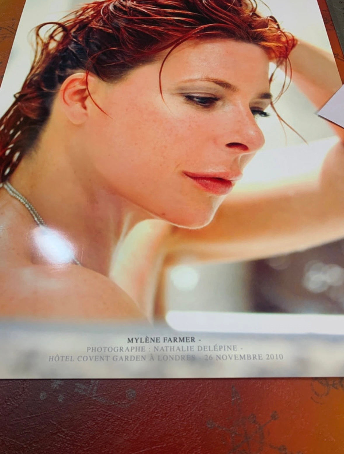 MYLENE FARMER - Symbios Design Rare Glossy Poster Print