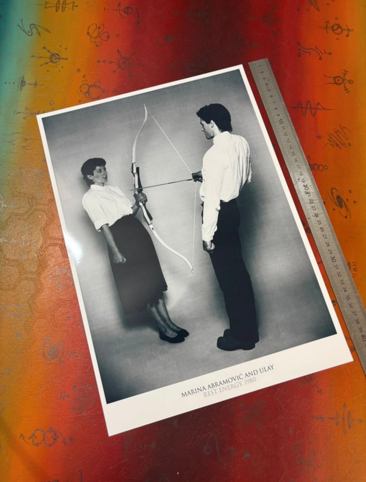 MARINA ABRAMOVIC & ULAY - REST ENERGY - Symbios Design Rare Glossy Poster Print
