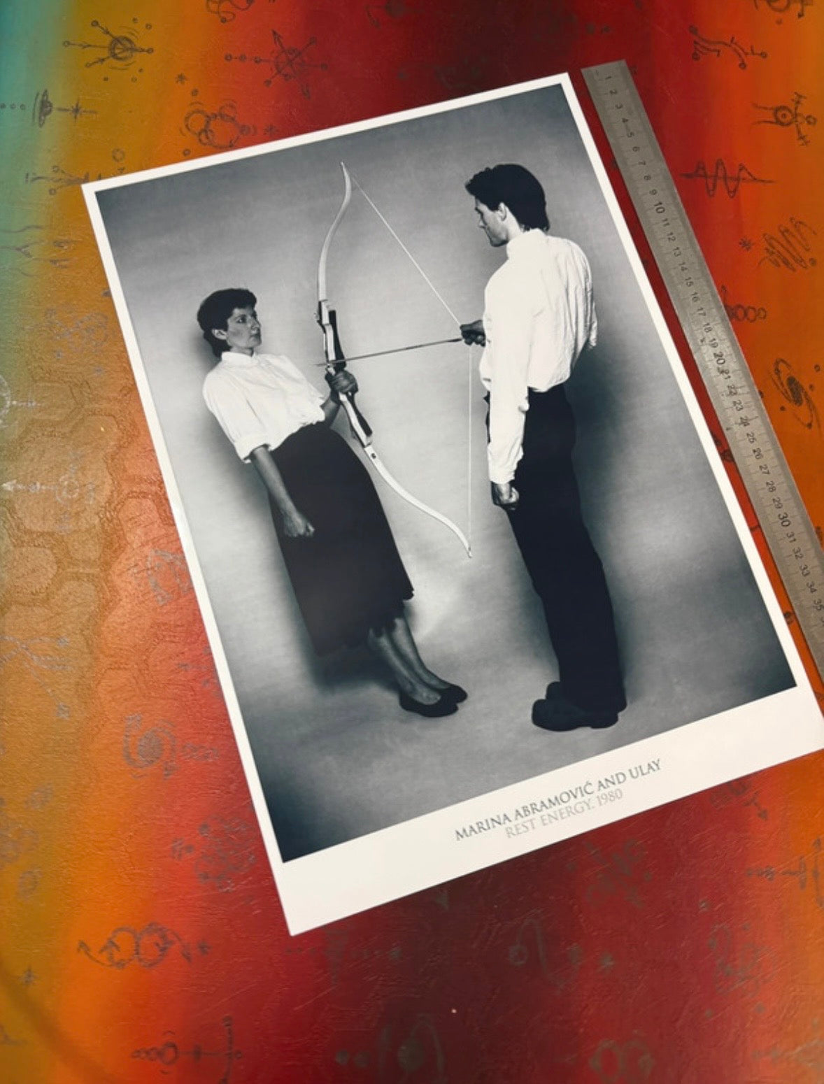 MARINA ABRAMOVIC & ULAY - REST ENERGY - Symbios Design Rare Glossy Poster Print