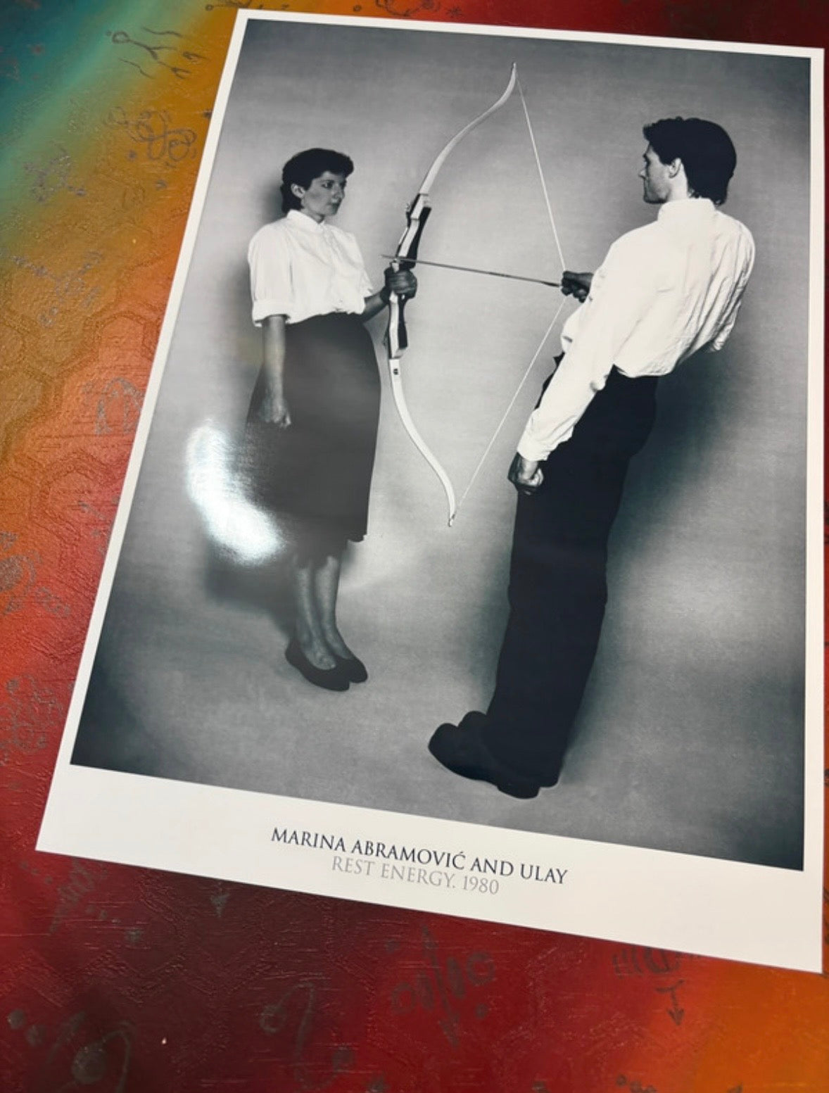 MARINA ABRAMOVIC & ULAY - REST ENERGY - Symbios Design Rare Glossy Poster Print