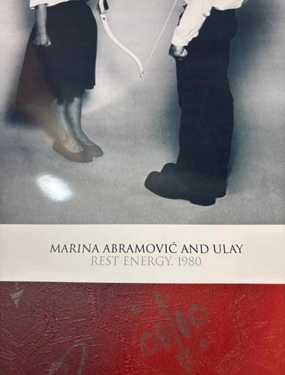 MARINA ABRAMOVIC & ULAY - REST ENERGY - Symbios Design Rare Glossy Poster Print