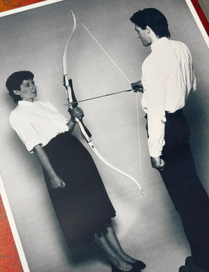 MARINA ABRAMOVIC & ULAY - REST ENERGY - Symbios Design Rare Glossy Poster Print
