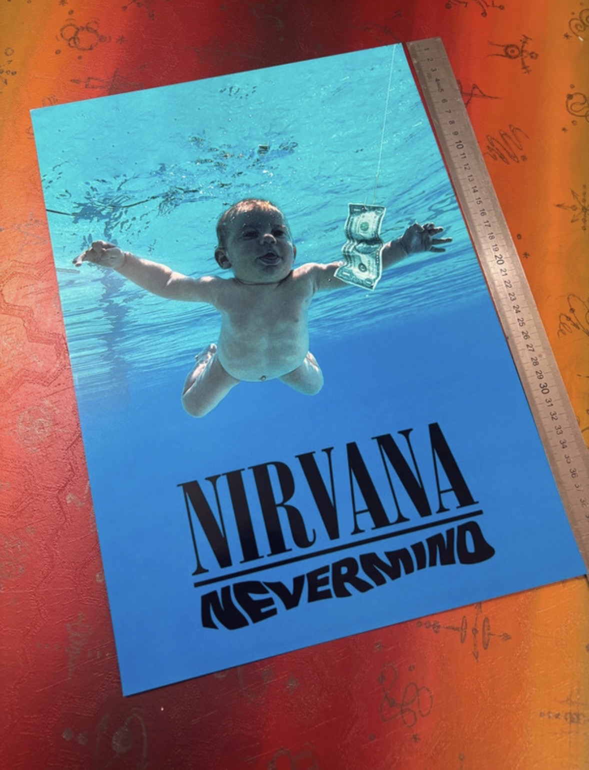 NIRVANA - NEVERMIND - Symbios Design Rare Glossy Poster Print