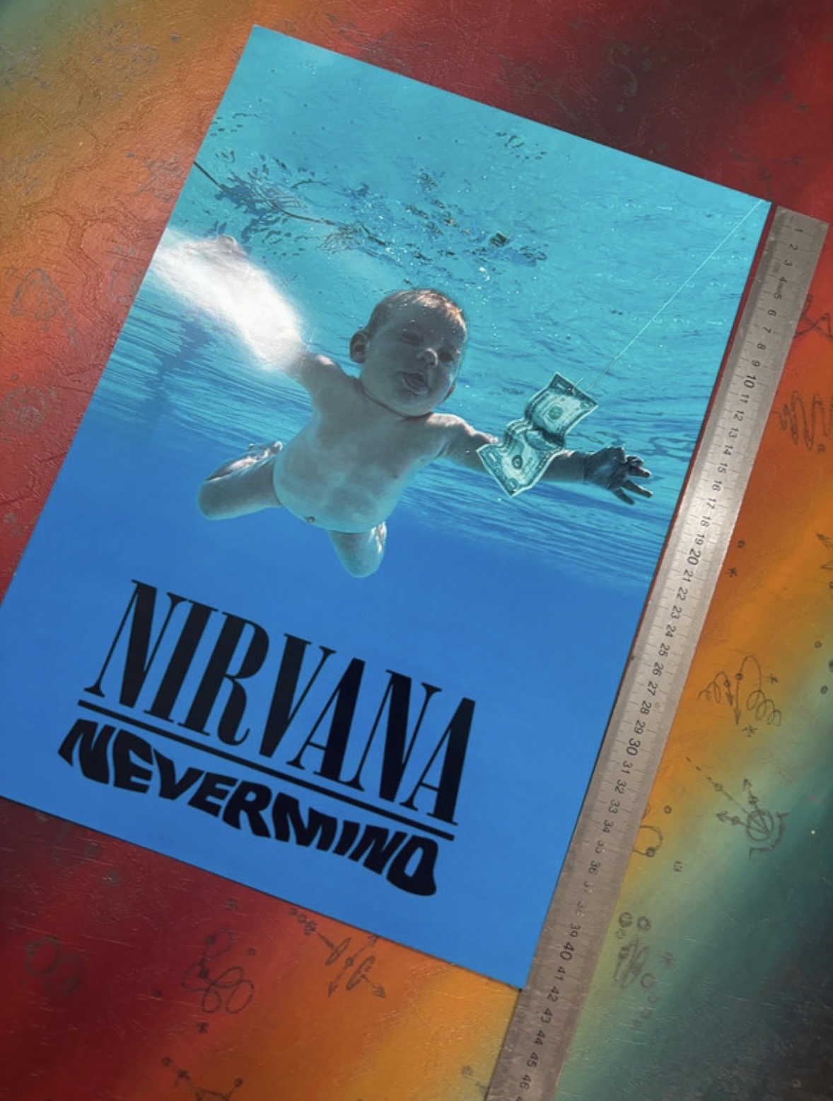 NIRVANA - NEVERMIND - Symbios Design Rare Glossy Poster Print