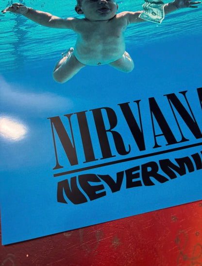 NIRVANA - NEVERMIND - Symbios Design Rare Glossy Poster Print