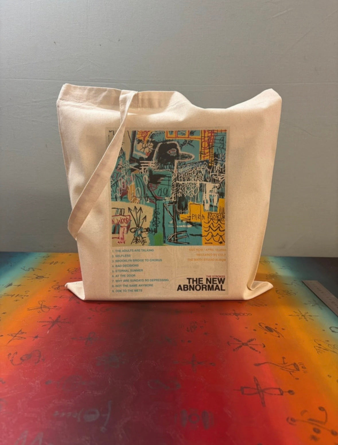 THE STROKES - THE NEW ABNORMAL  - Symbios Design Tote Bag