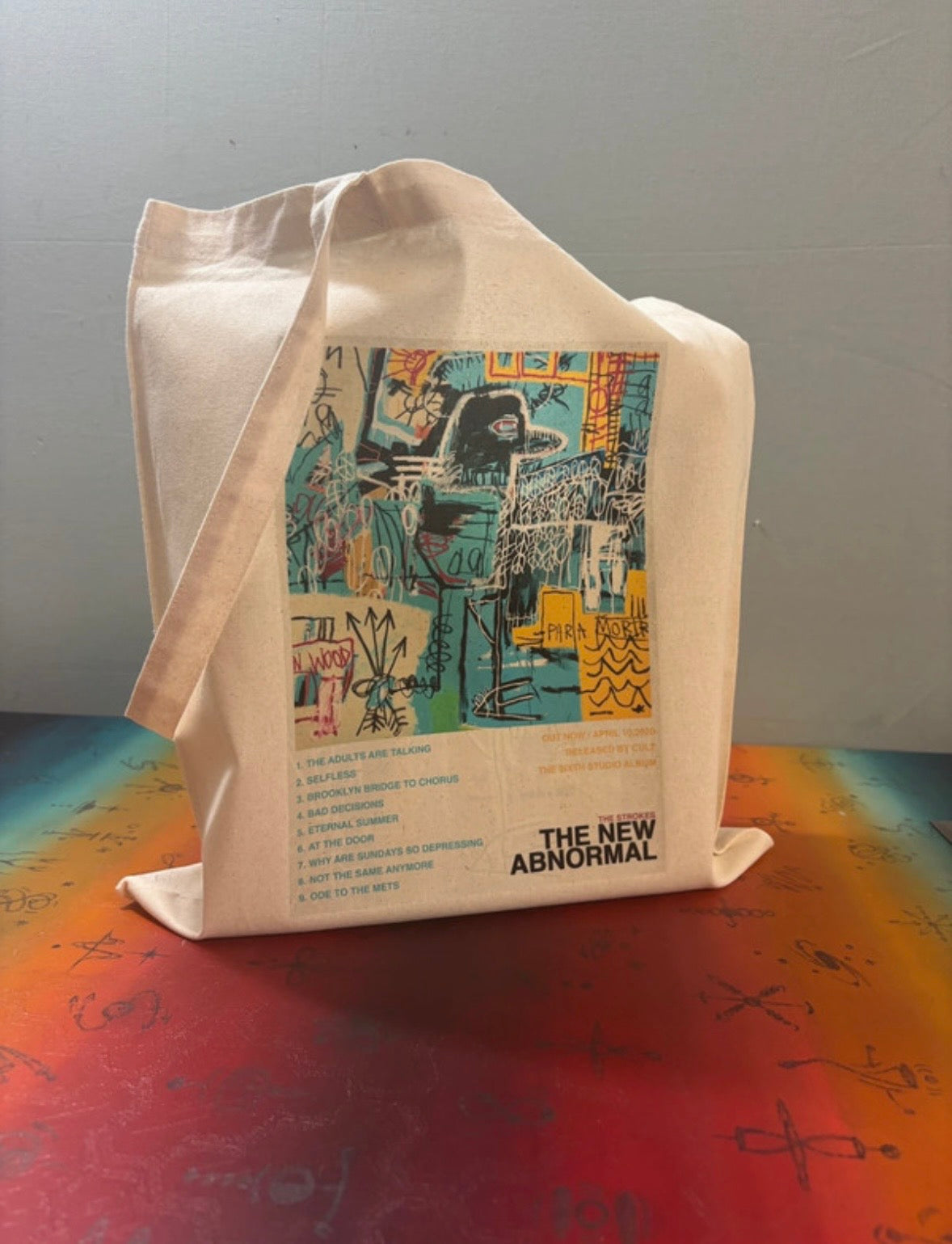 THE STROKES - THE NEW ABNORMAL  - Symbios Design Tote Bag
