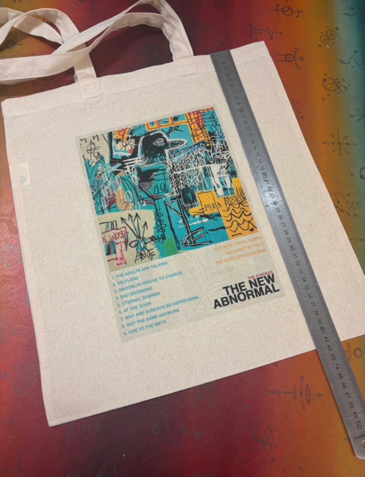 THE STROKES - THE NEW ABNORMAL  - Symbios Design Tote Bag