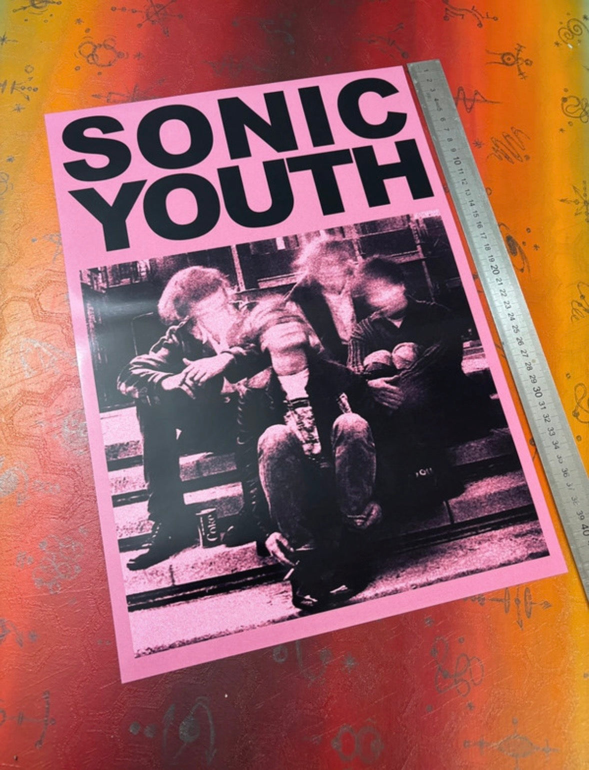 SONIC YOUTH - Symbios Design Rare Glossy Poster Print