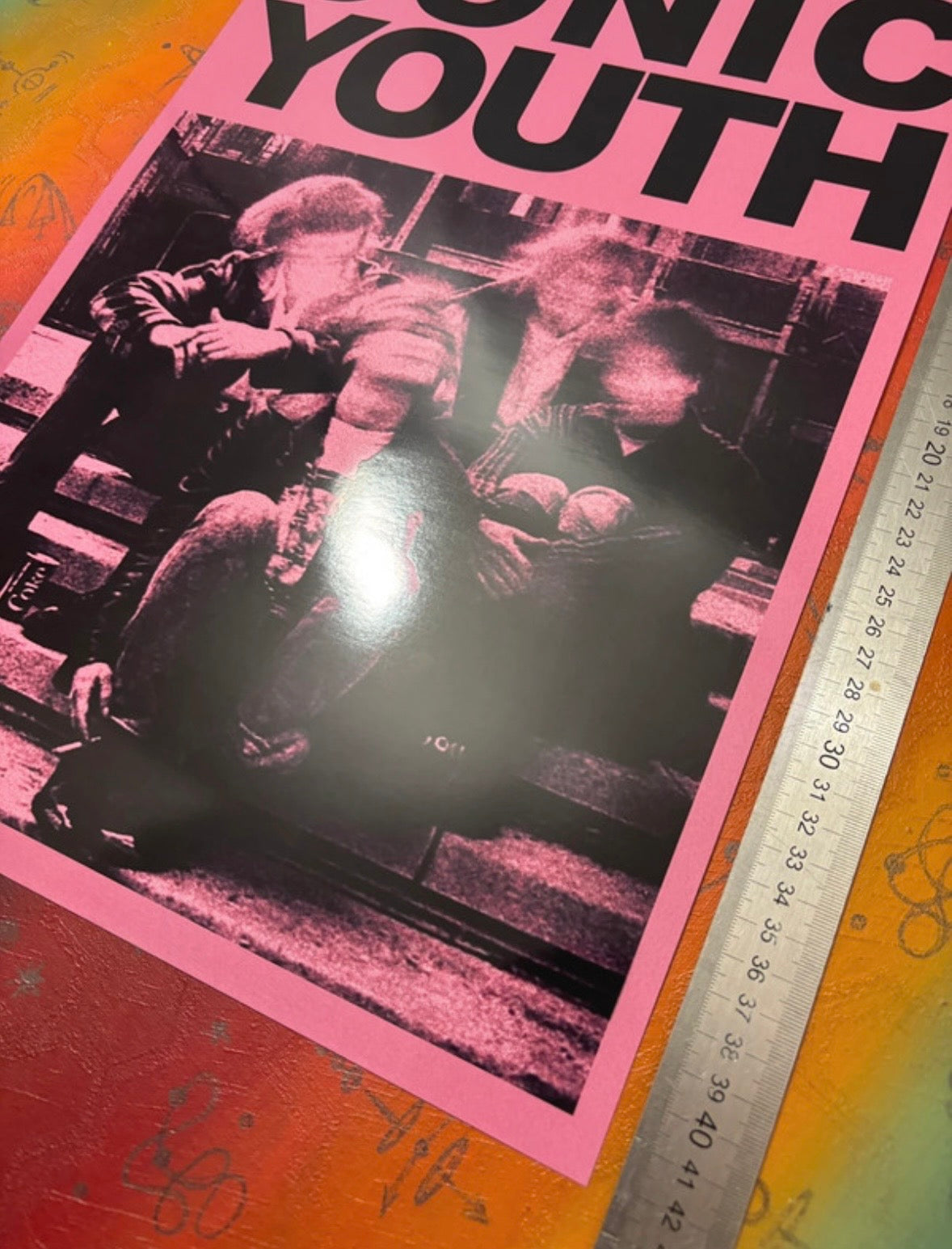 SONIC YOUTH - Symbios Design Rare Glossy Poster Print