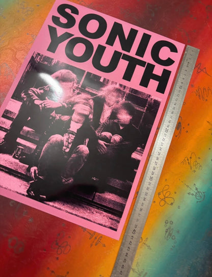 SONIC YOUTH - Symbios Design Rare Glossy Poster Print