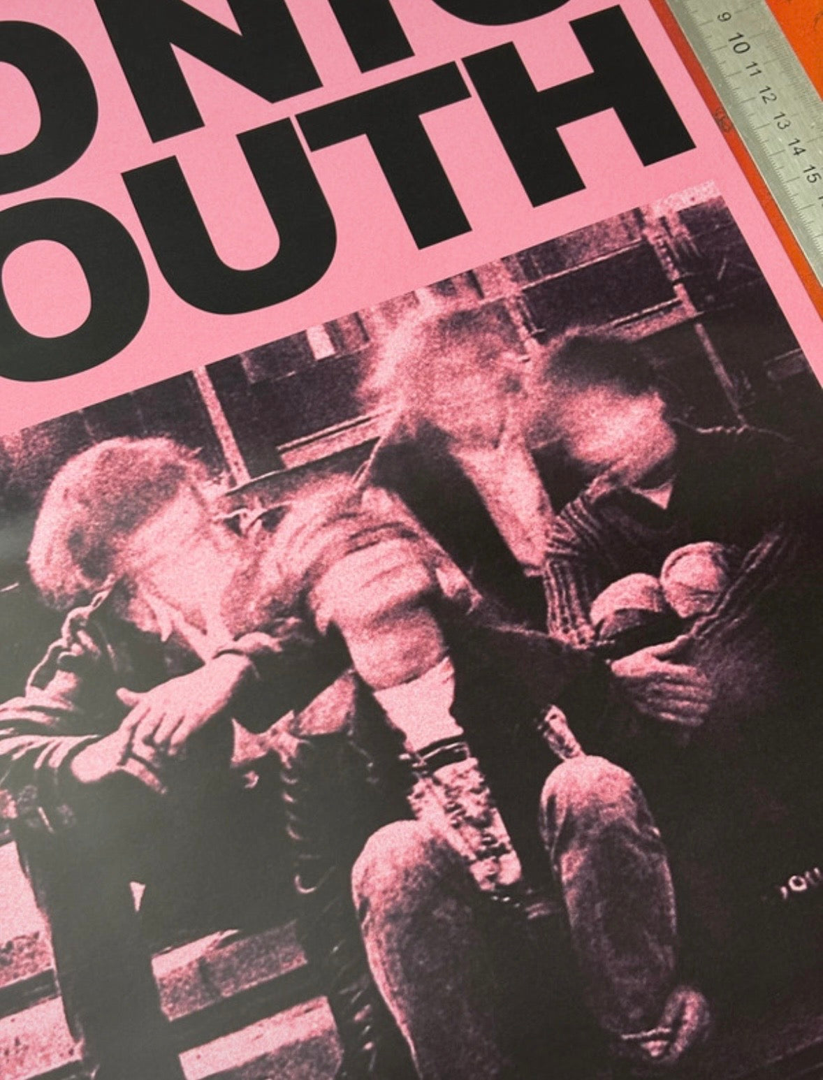 SONIC YOUTH - Symbios Design Rare Glossy Poster Print