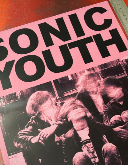 SONIC YOUTH - Symbios Design Rare Glossy Poster Print