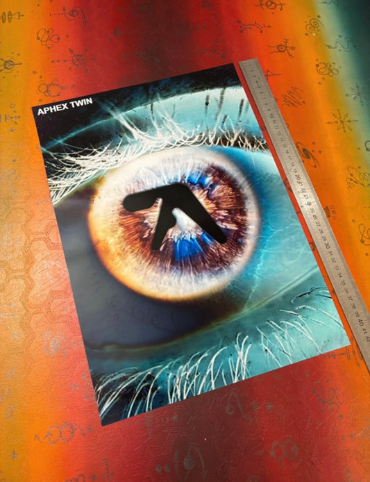 APHEX TWIN - ALL SEEING EYE - Symbios Design Rare Glossy Poster Print