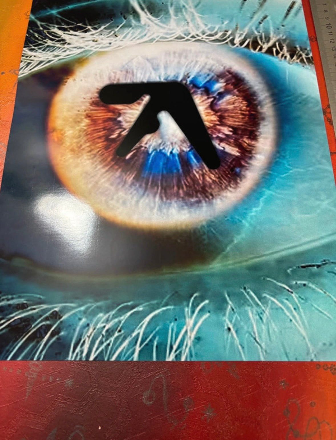 APHEX TWIN - ALL SEEING EYE - Symbios Design Rare Glossy Poster Print