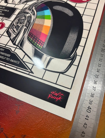DAFT PUNK - RETRO JAPAN - Symbios Design Rare Glossy Poster Print