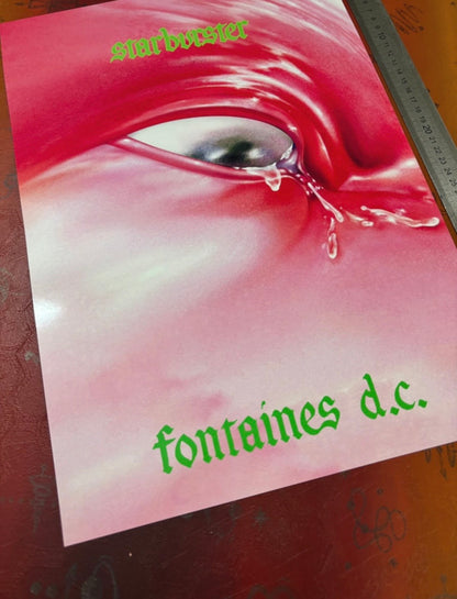 FONTAINES DC - Symbios Design Rare Glossy Poster Print