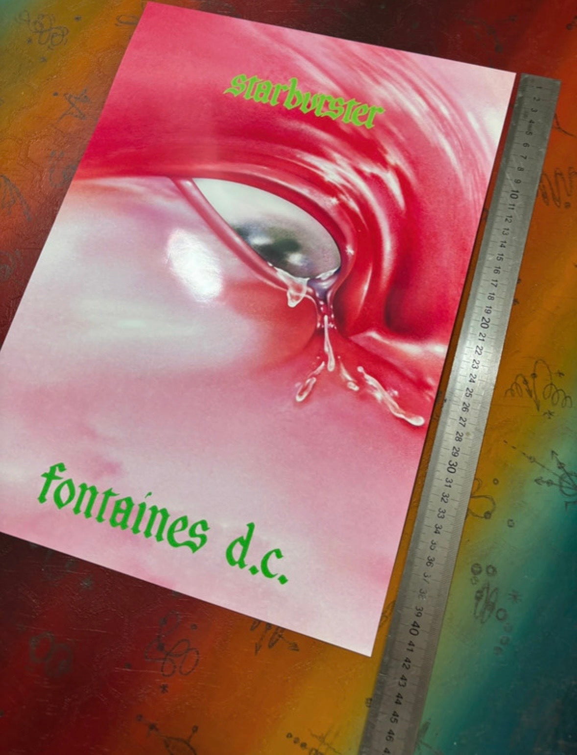 FONTAINES DC - Symbios Design Rare Glossy Poster Print