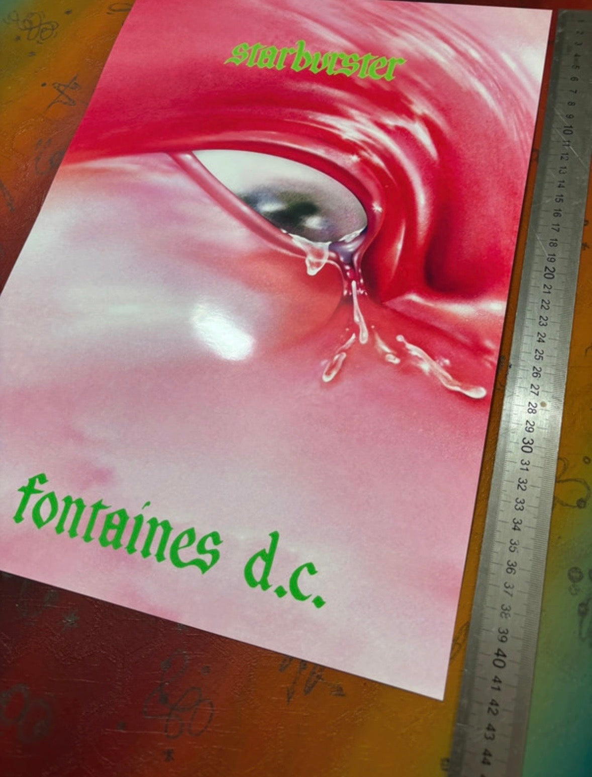 FONTAINES DC - Symbios Design Rare Glossy Poster Print