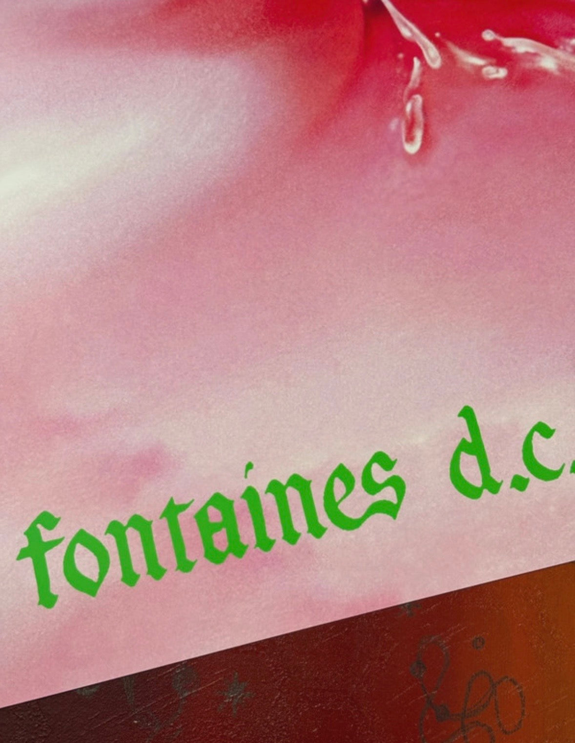 FONTAINES DC - Symbios Design Rare Glossy Poster Print