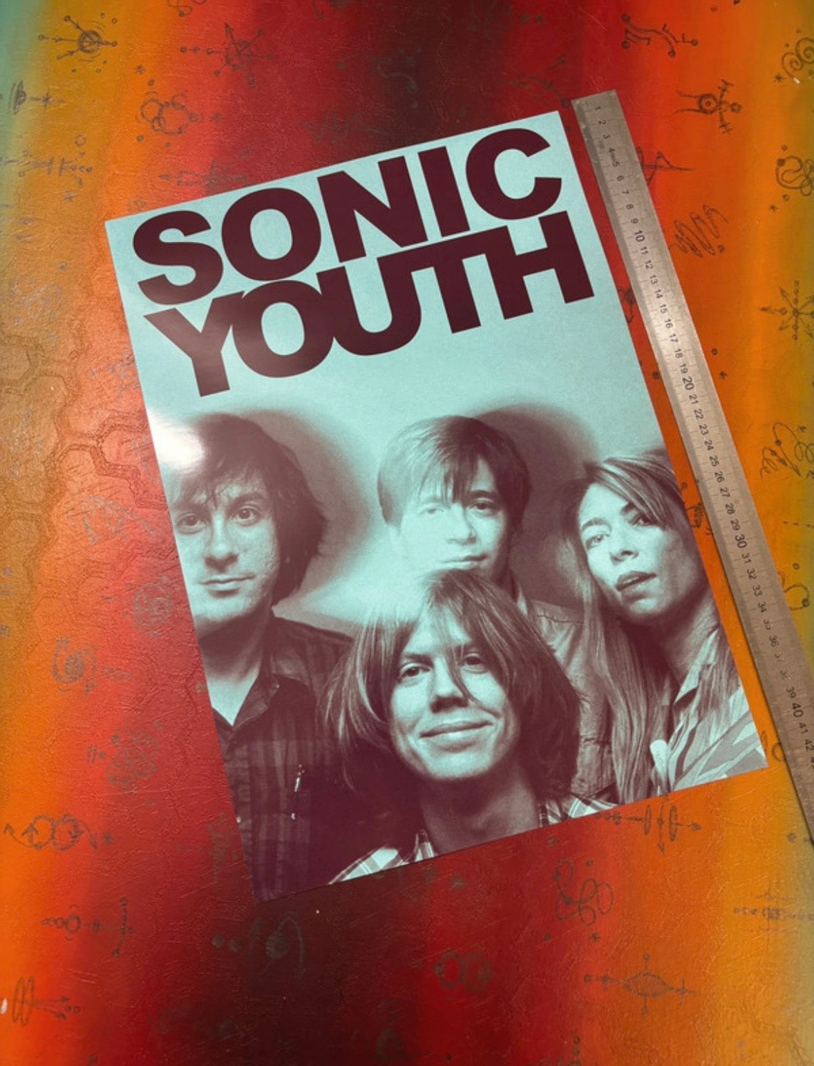 SONIC YOUTH - Symbios Design Rare Glossy Poster Print